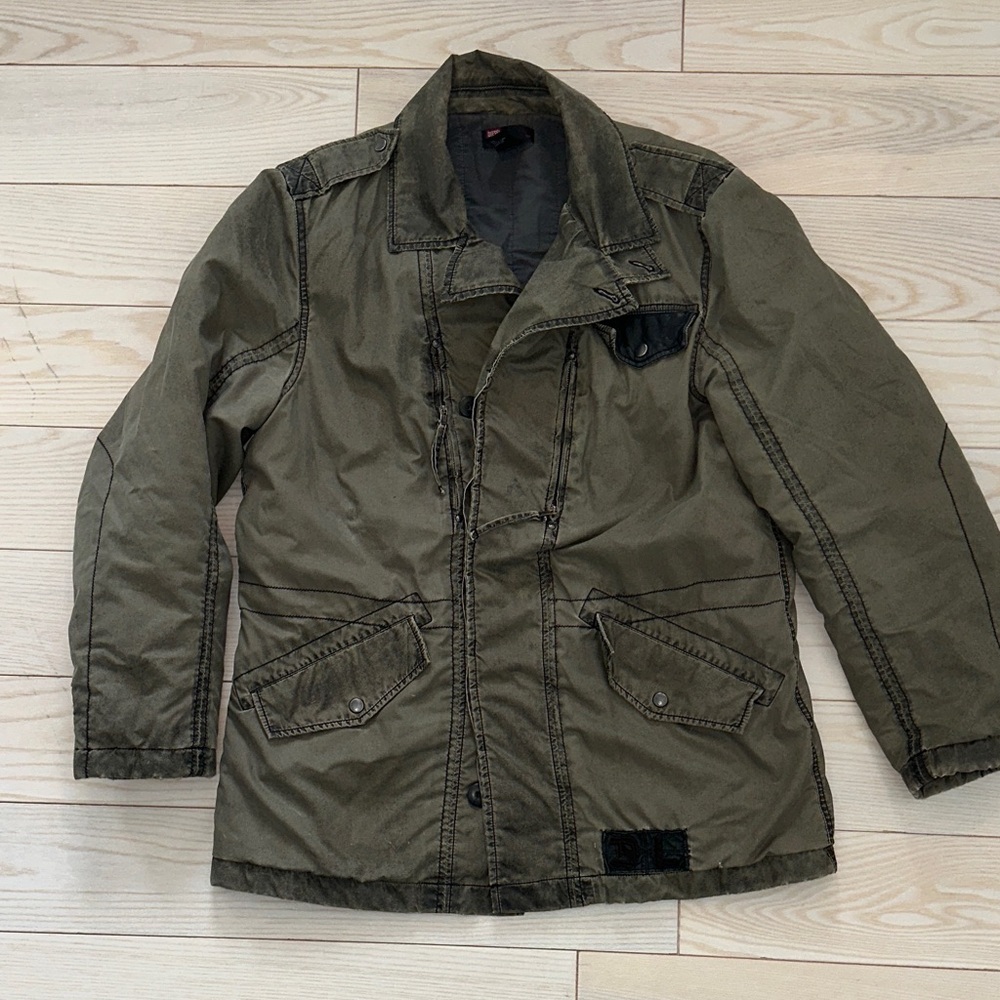 Vintage Diesel Olive Military Field Jacket